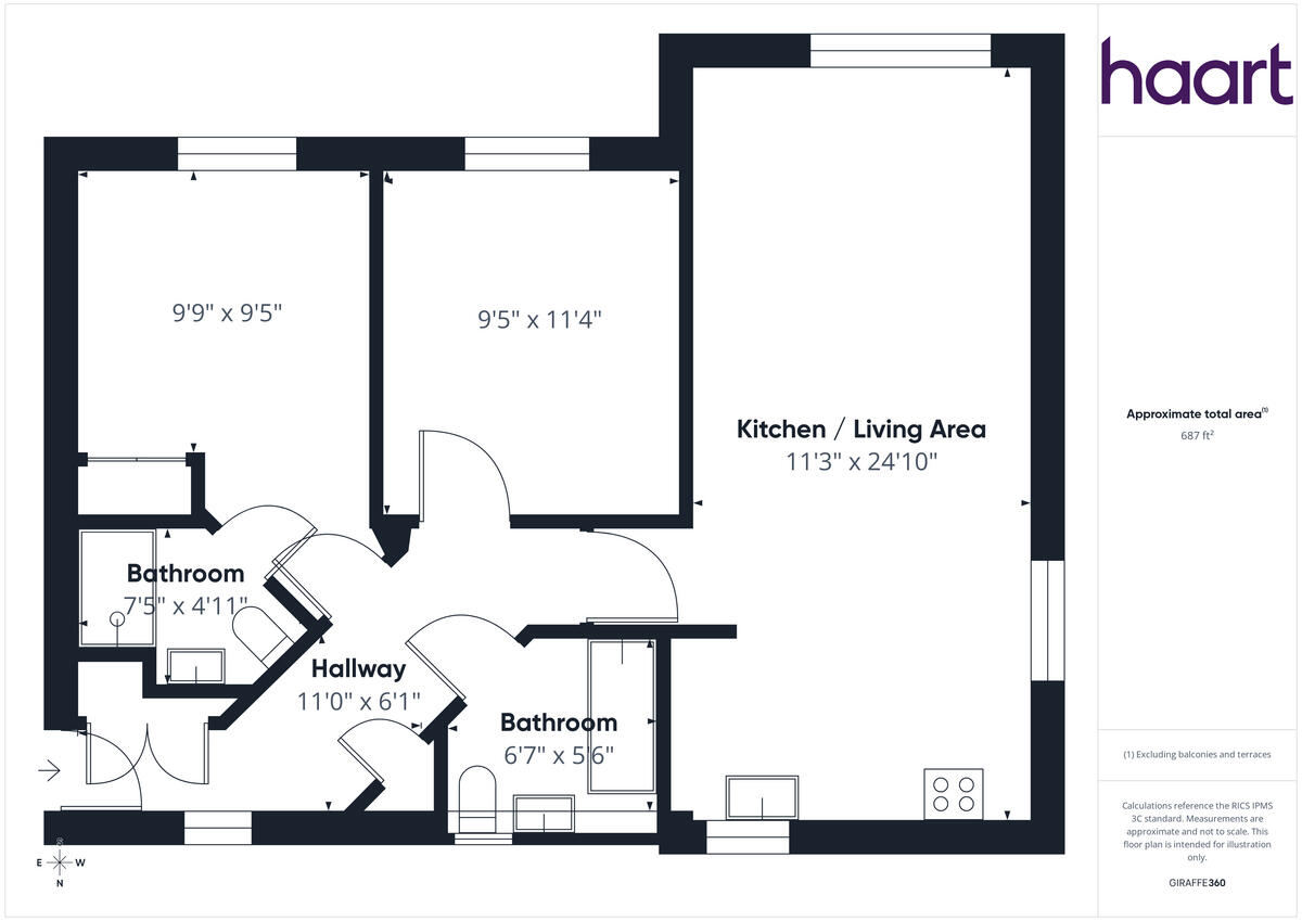 Countess Way, Milton Keynes floorplan