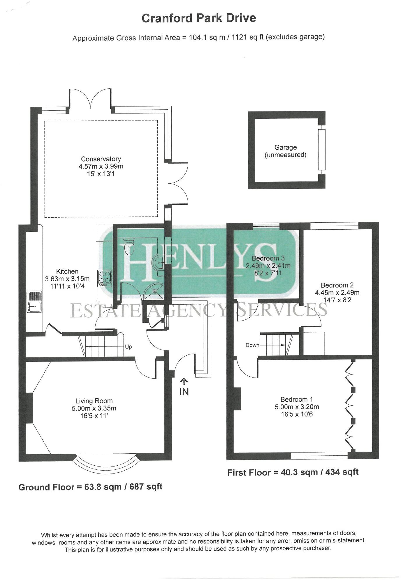 Cranford Park Drive, Yateley, Hampshire, GU46 floorplan
