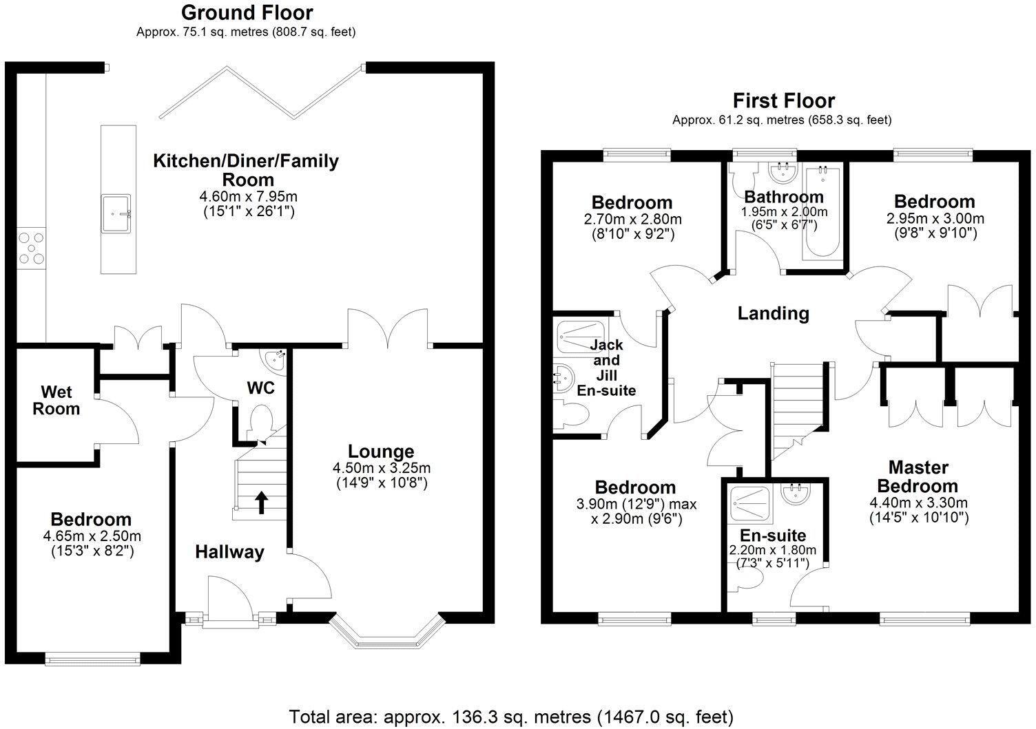 Holwick Close, Templetown, Consett, Durham, DH8 floorplan