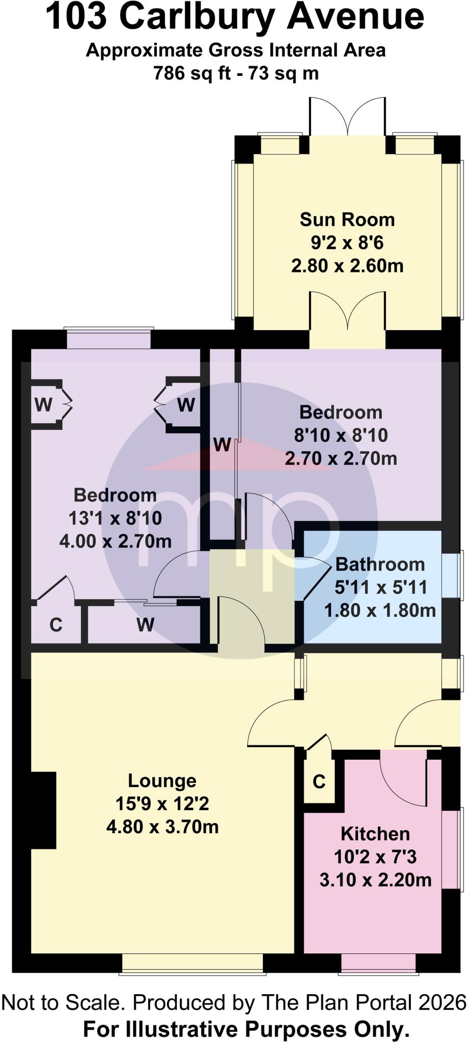 Carlbury Avenue, Middlesbrough, TS5 floorplan
