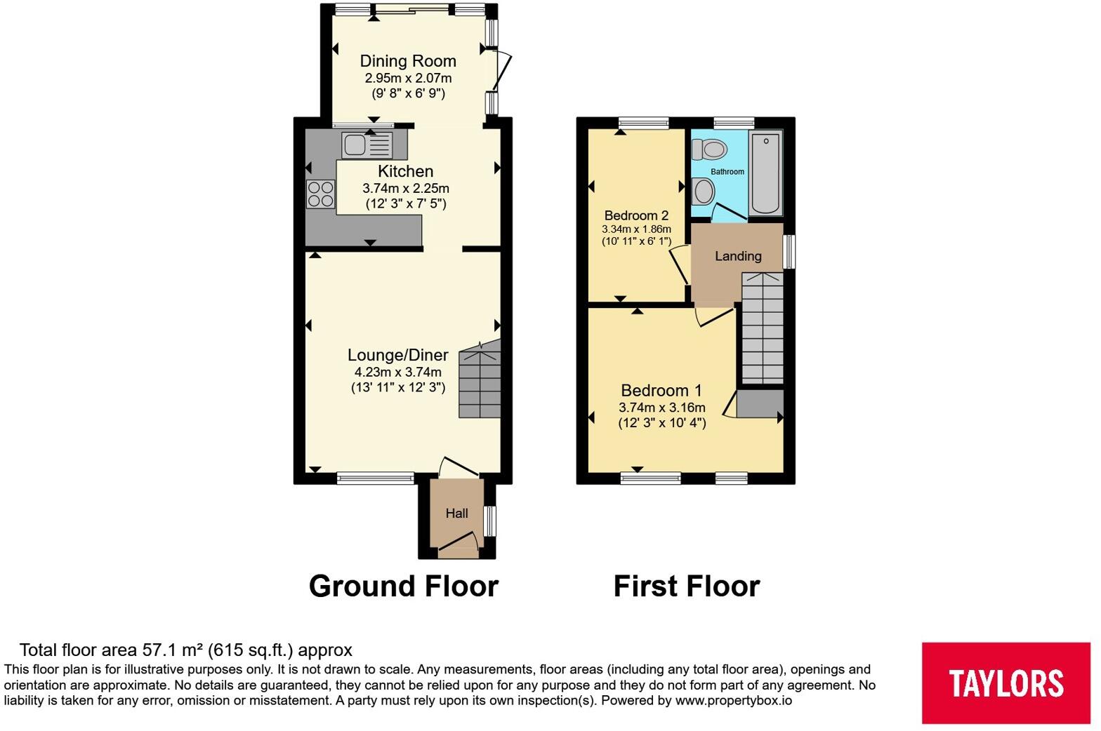 Belfry Close, Elstow, Bedford, Bedfordshire, MK42 floorplan