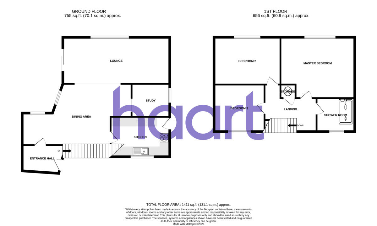 Beech Road, Basildon floorplan
