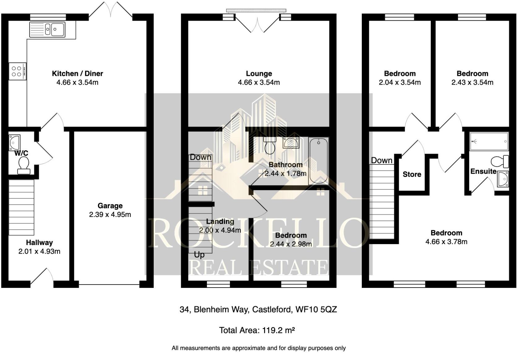 Blenheim Way, Castleford, West Yorkshire, WF10 floorplan