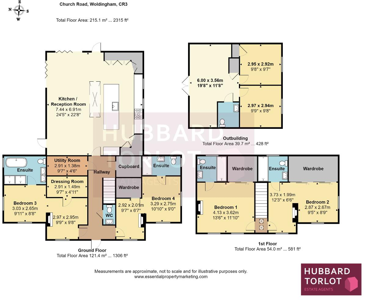 Church Road, Woldingham, Surrey, CR3 7LQ floorplan