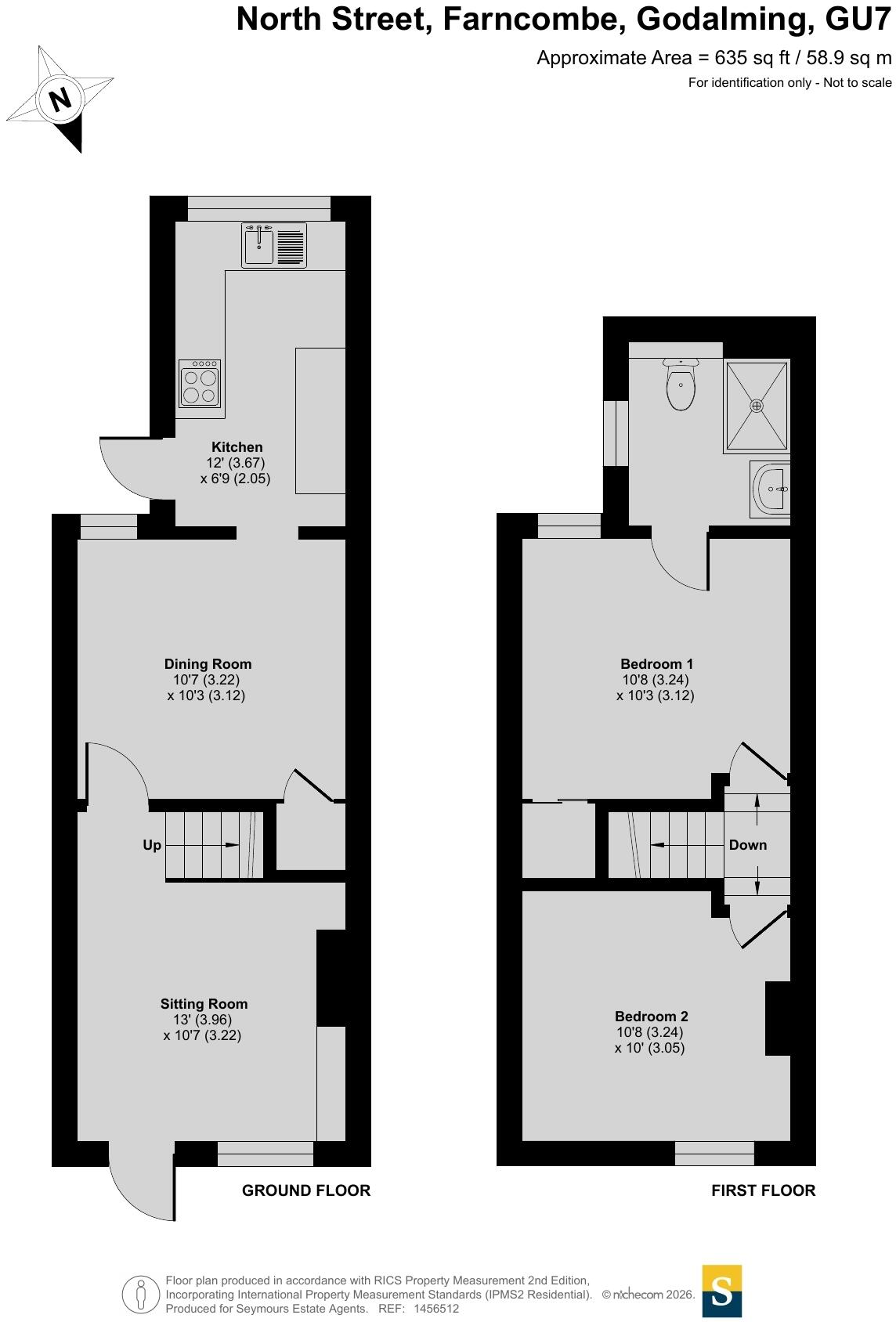 North Street, Farncombe, Godalming, Surrey, GU7 floorplan