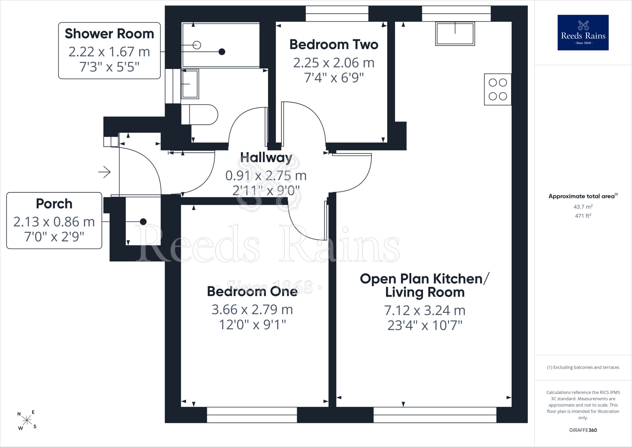Grosvenor Road, Rhyl, Denbighshire, LL18 floorplan