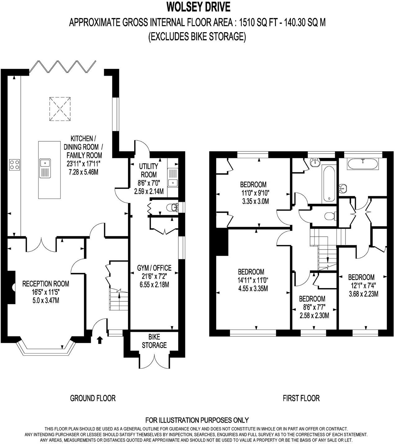 Wolsey Drive, Walton-on-Thames, KT12 floorplan