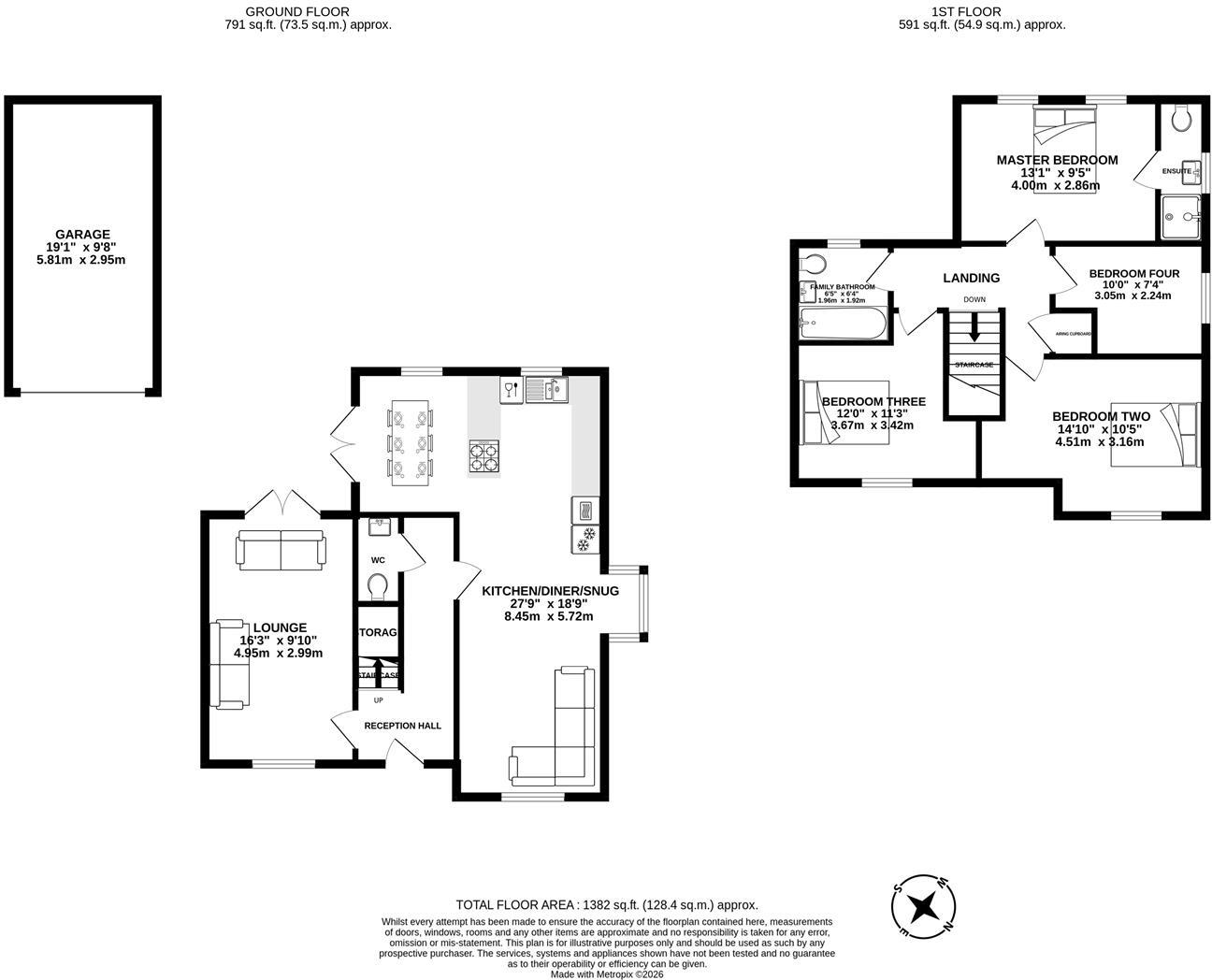 Bourne Close, Euxton, Chorley floorplan