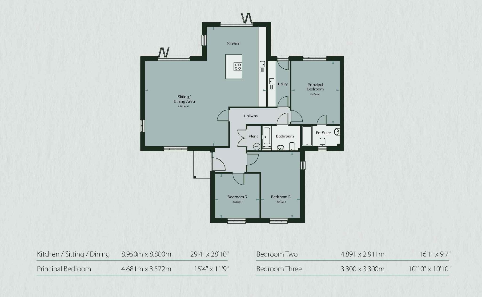 Symonds Walk, Richer Road, Badwell Ash, Suffolk, IP31 floorplan