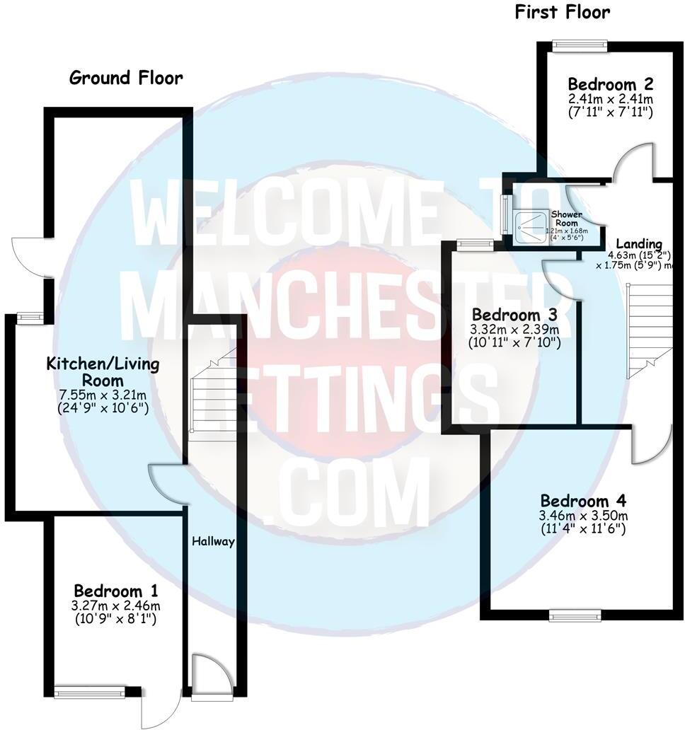 Langley Road Manchester, M14 6LN floorplan