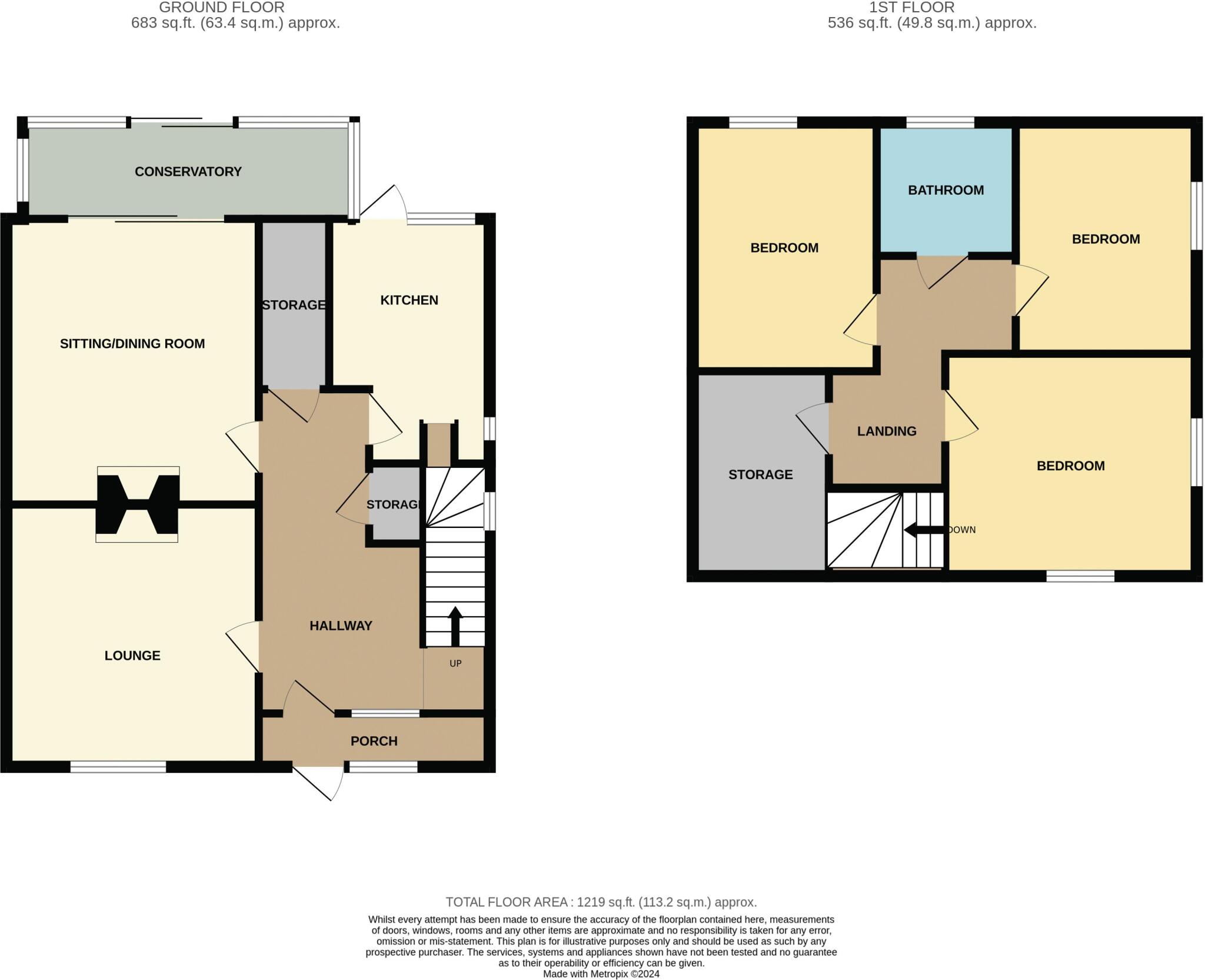 Woodcock Road, Norwich, NR3 floorplan