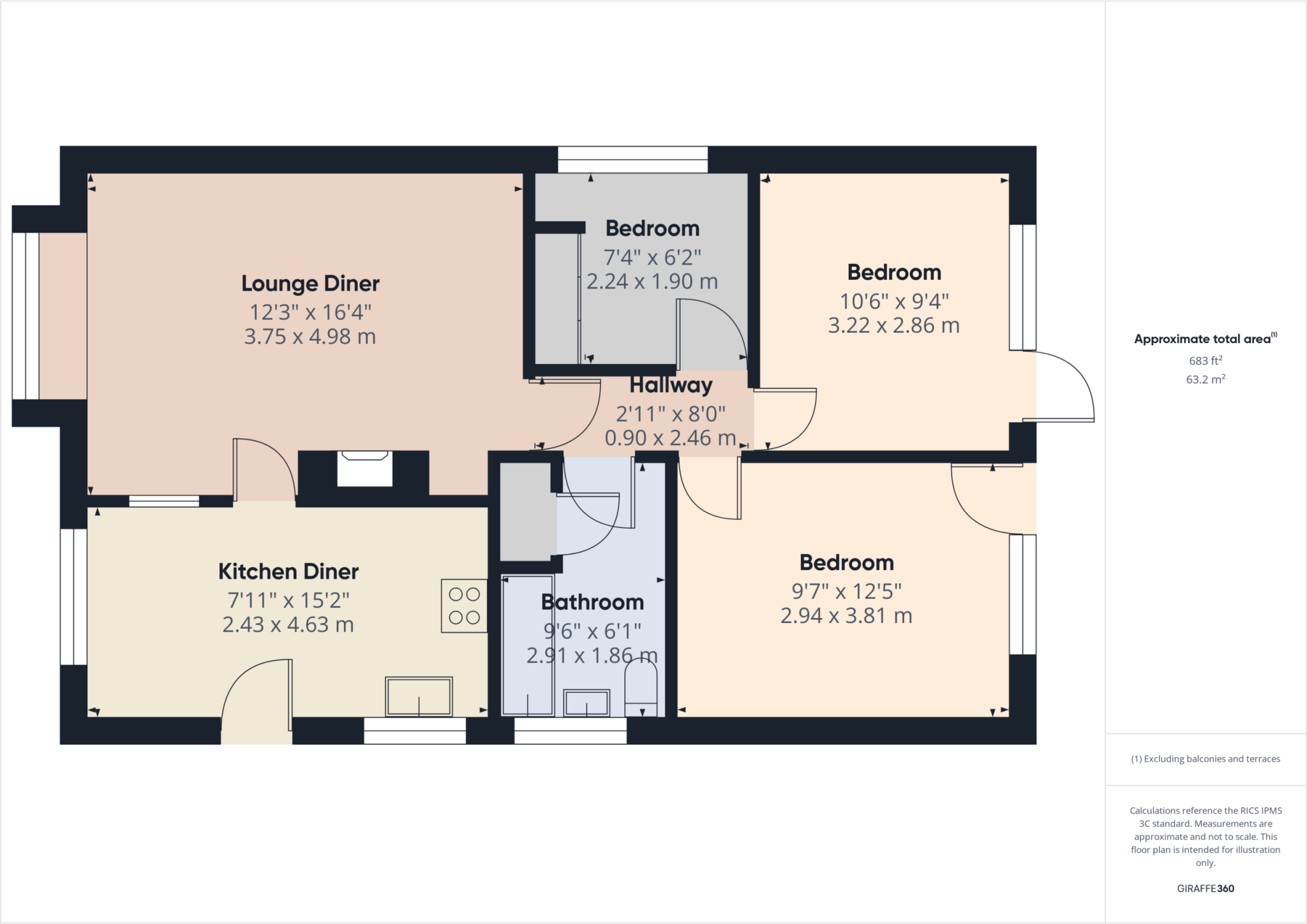 South Avenue, Spondon floorplan