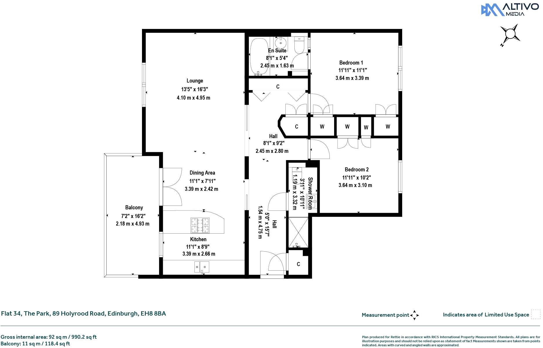 Holyrood Road, Edinburgh floorplan