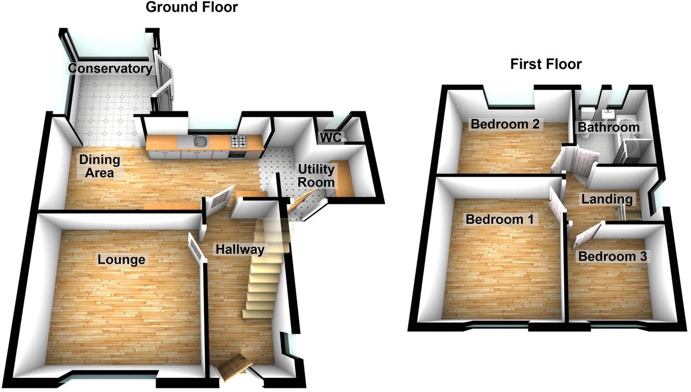 Pembroke Gardens, Wallsend floorplan