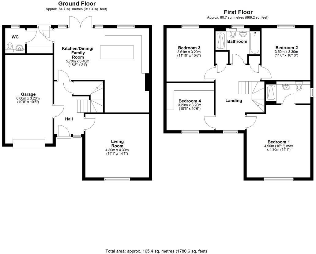 Wood Close, Copthorne, Shrewsbury floorplan