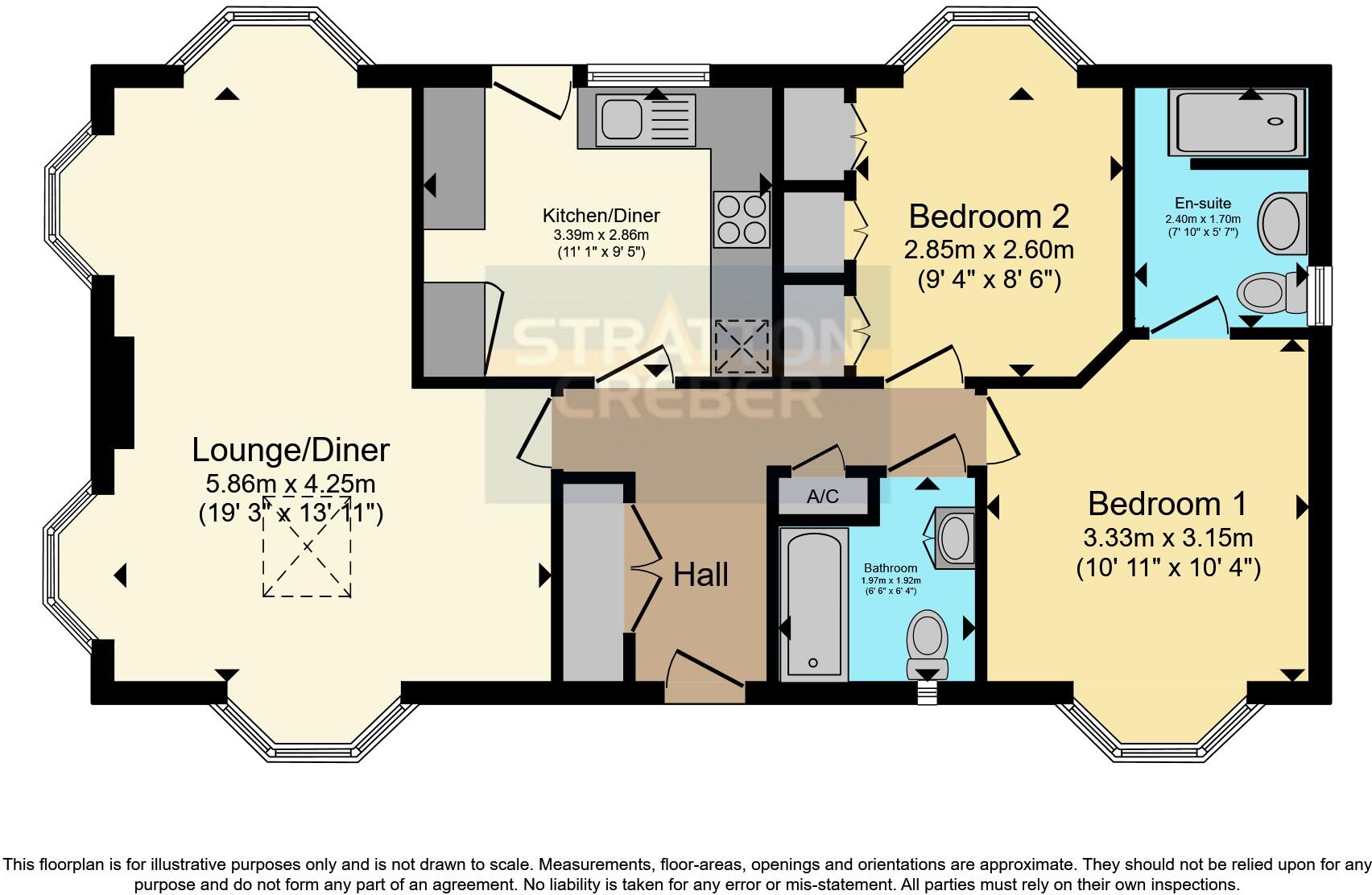 Sun Valley Park, St. Columb Major, Cornwall, TR9 floorplan