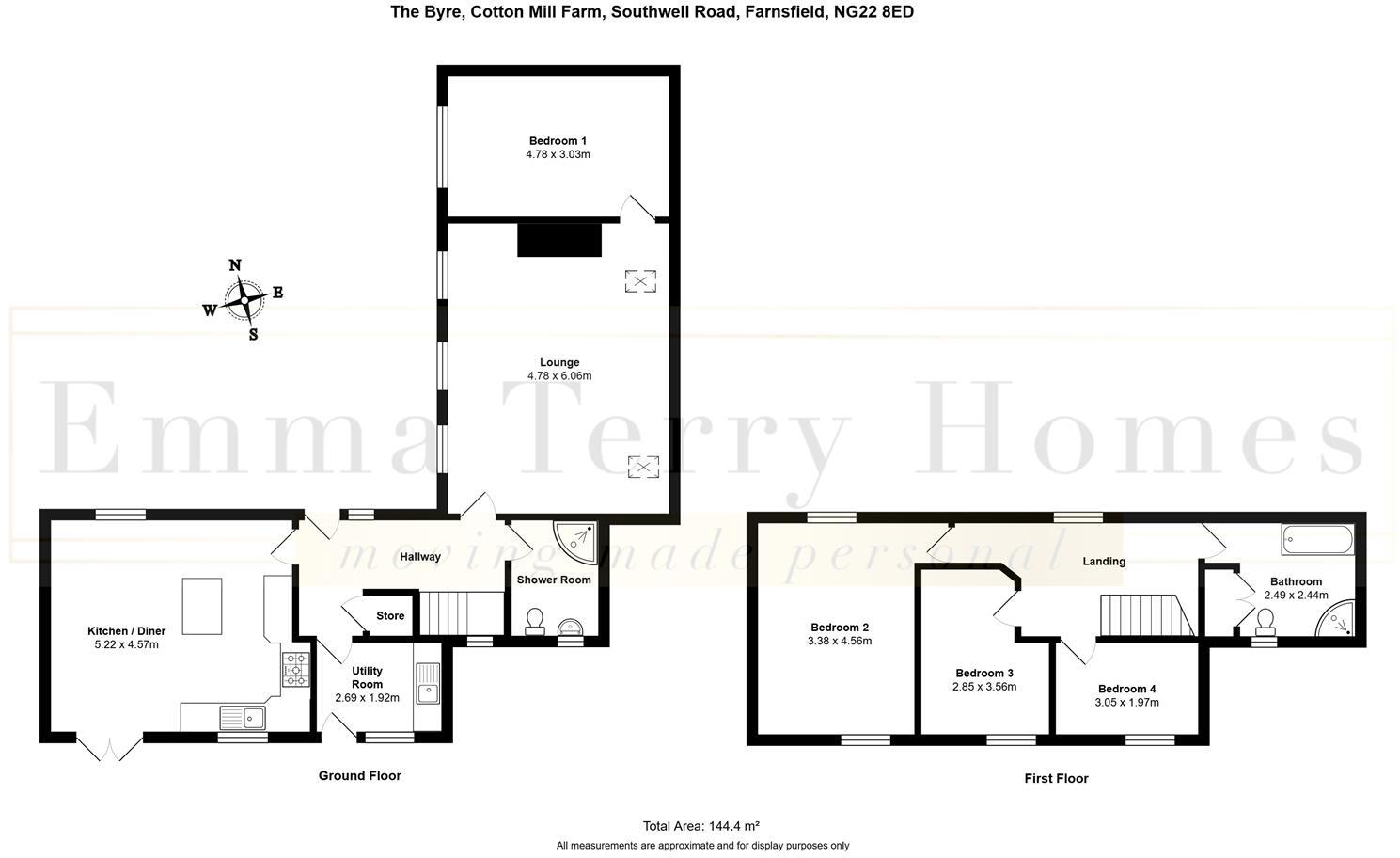 Cotton Mill Farm, Edingley floorplan