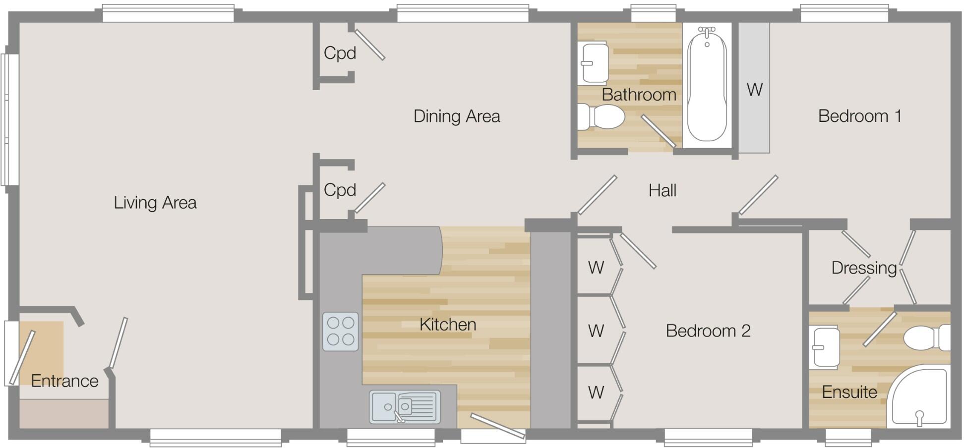 St Regis Park, Bassetsbury Lane, High Wycombe, Buckinghamshire, HP11 1WS floorplan