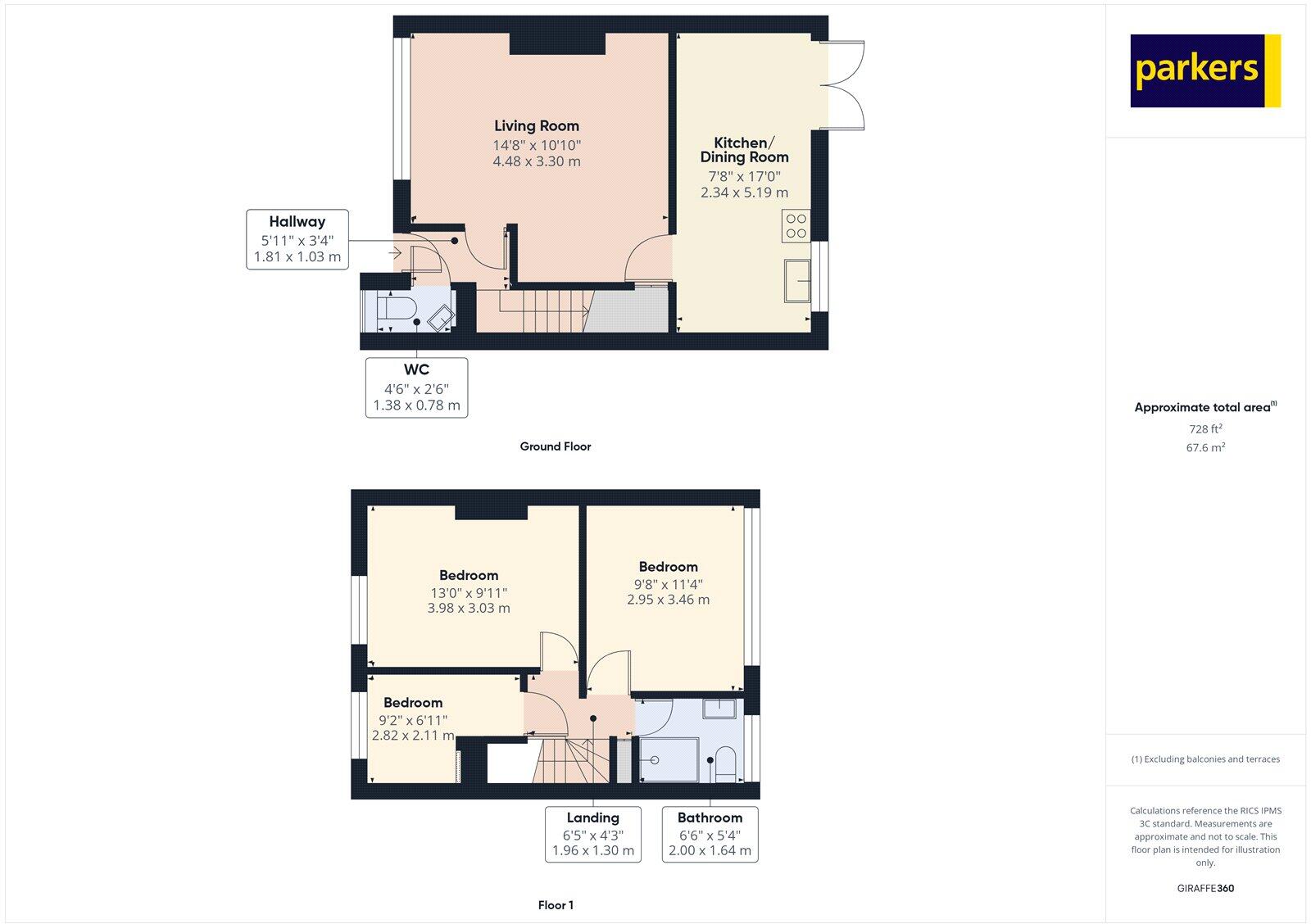 Meadow Way, Theale, Reading, Berkshire, RG7 floorplan