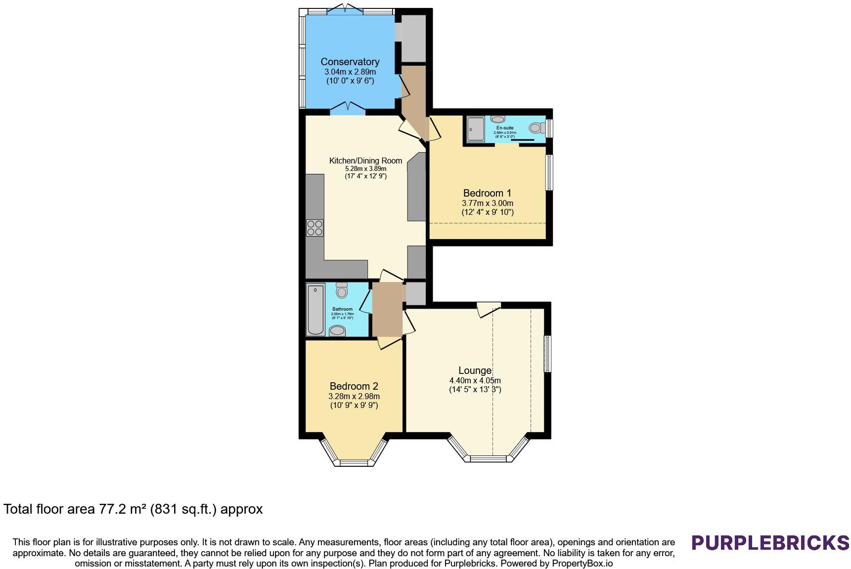 4, Cromer, NR27 floorplan