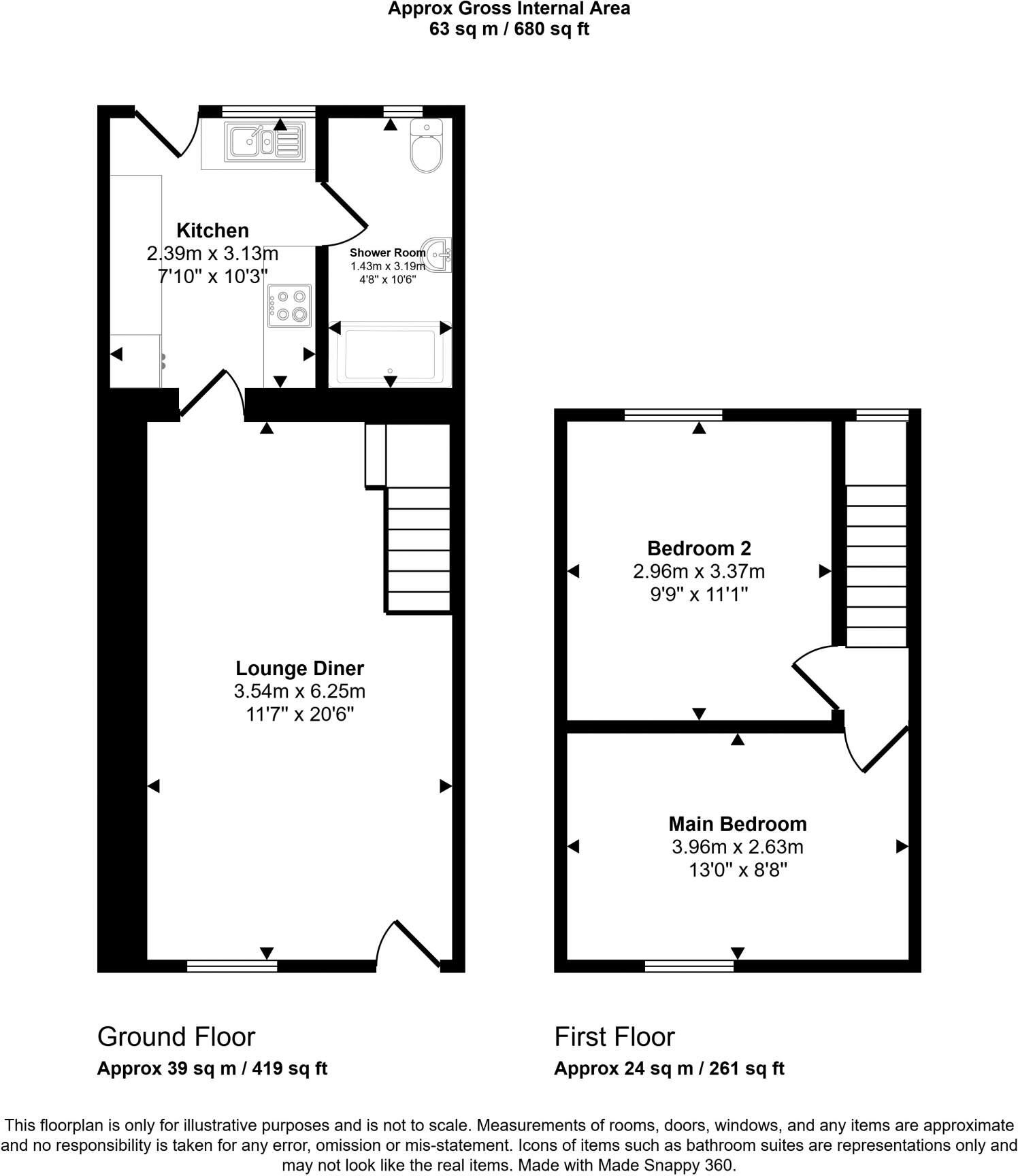 High Street, Treorchy, Rhondda Cynon Taff, CF42 6NY floorplan