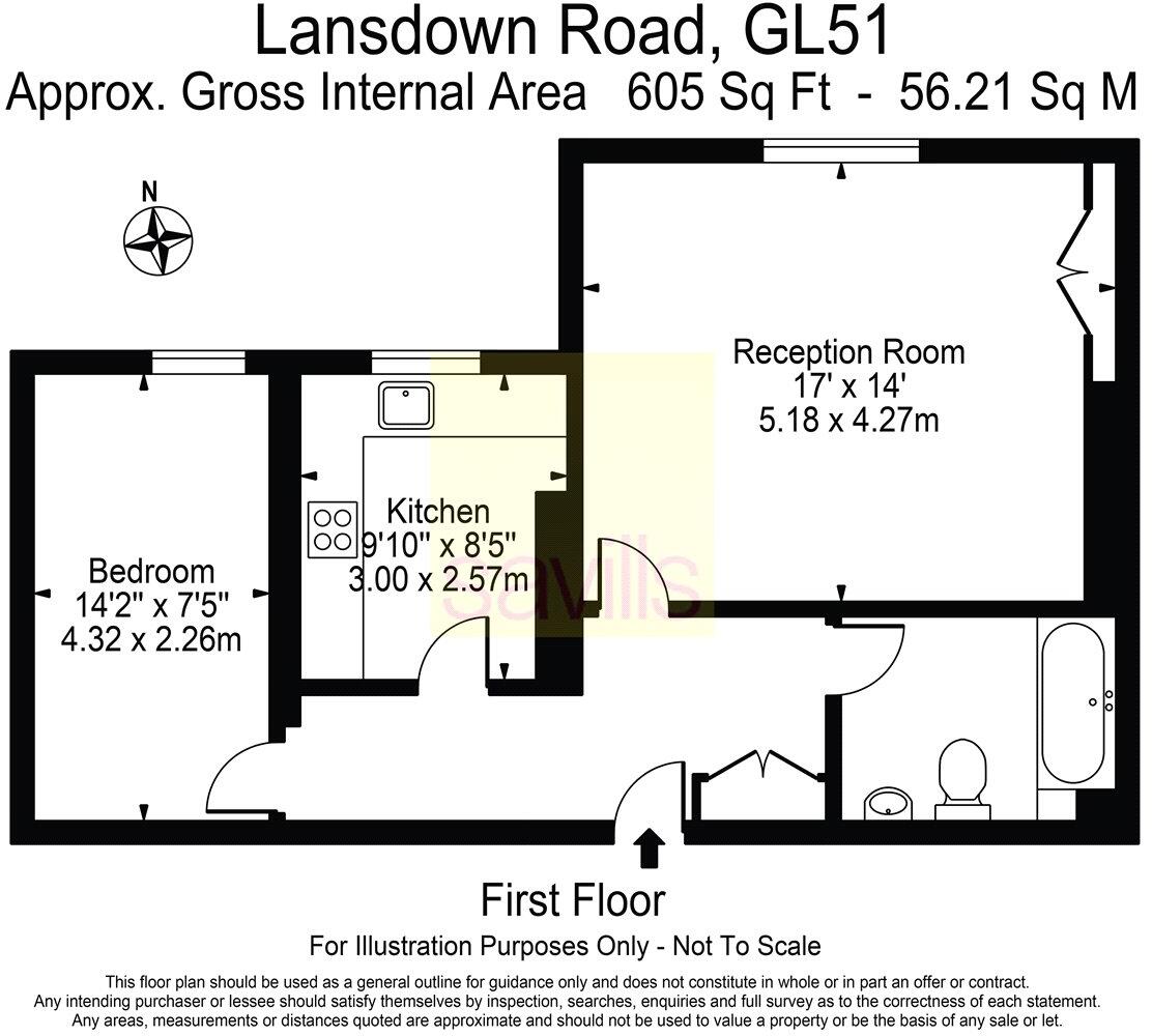 Lansdown Road, Cheltenham, Gloucestershire, GL51 floorplan