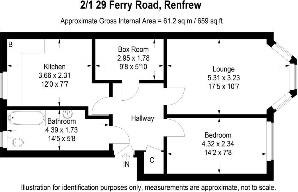 Ferry Road, Renfrew, Renfrewshire, PA4 floorplan