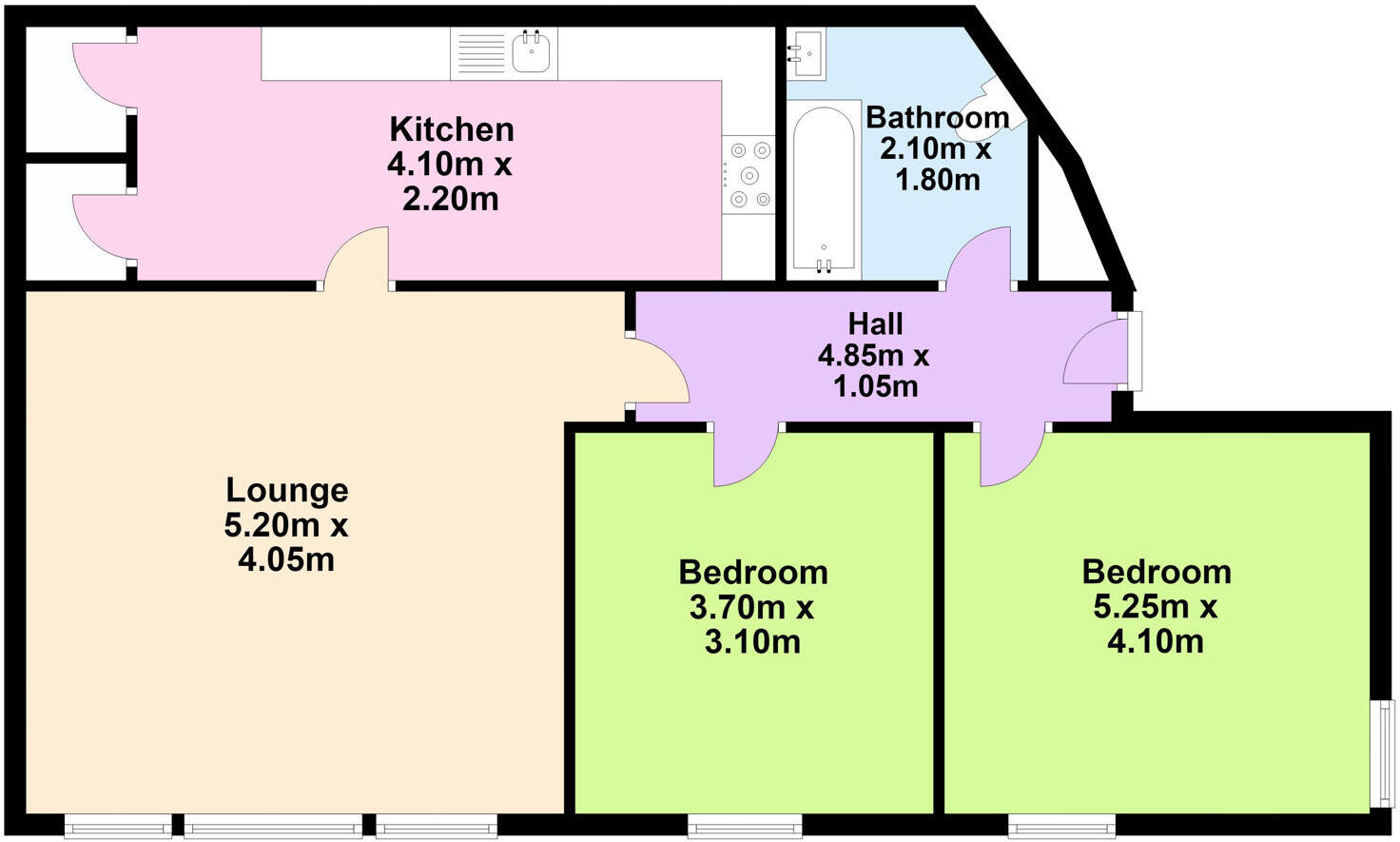 Princes Street, Campbeltown floorplan