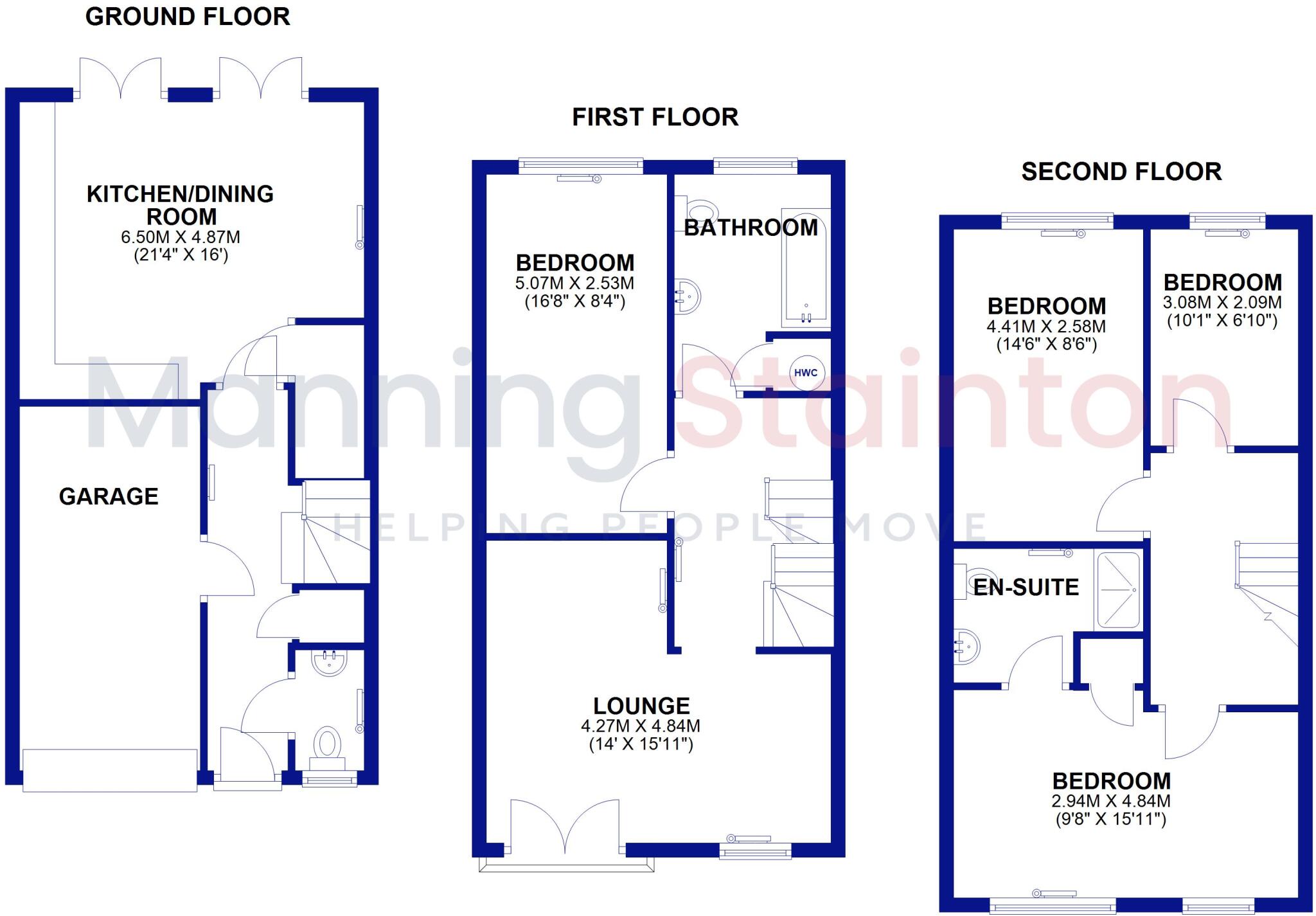 Hazel Lane, East Ardsley, Wakefield, West Yorkshire floorplan
