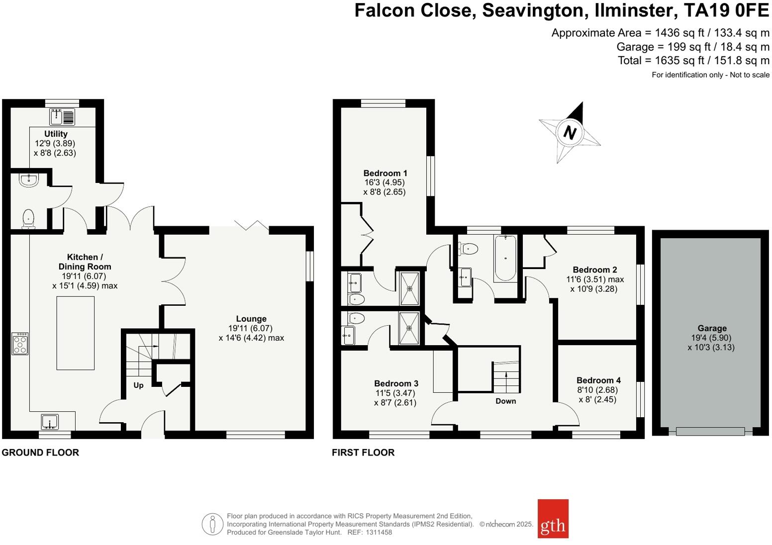 Falcon Close, Seavington, Ilminster, TA19 floorplan