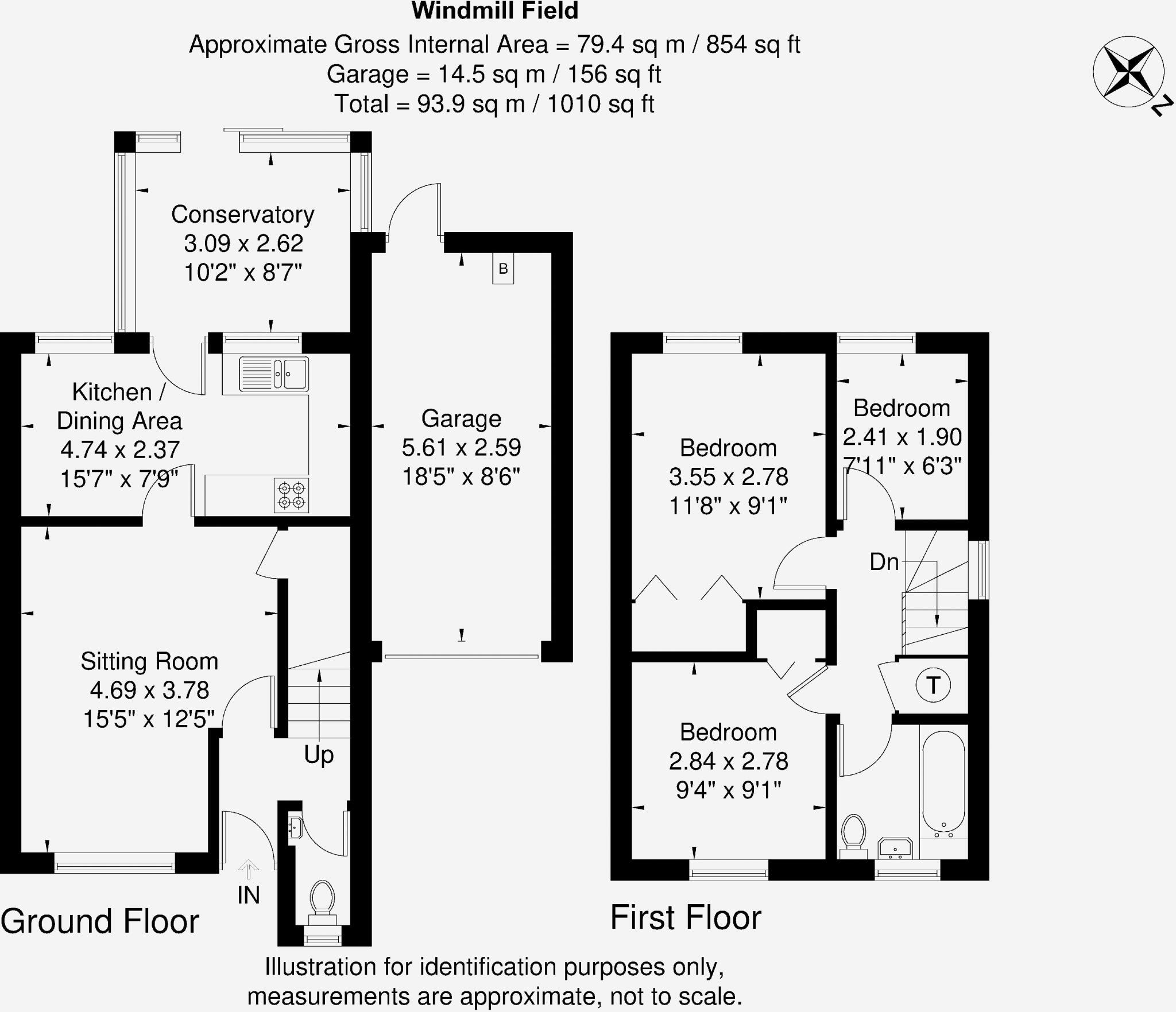 Windmill Field, Windlesham floorplan