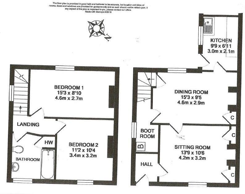 The Linleys Gastard Road, Corsham, Wiltshire, SN13 9PD floorplan