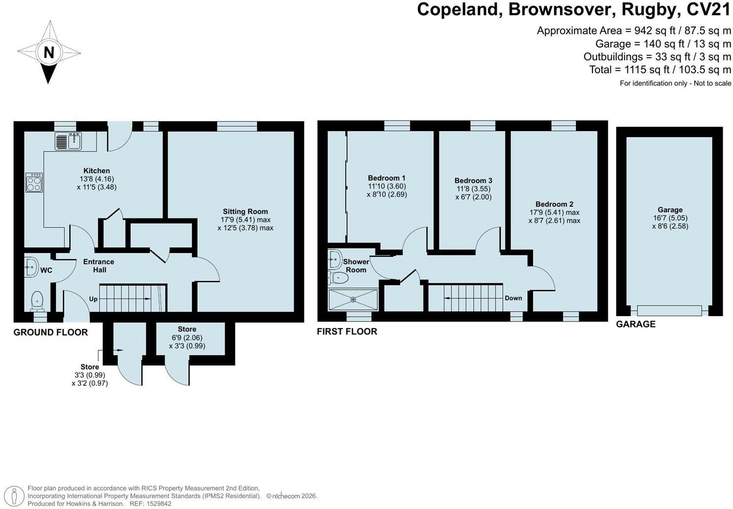 Copeland, Brownsover, Rugby, CV21 floorplan