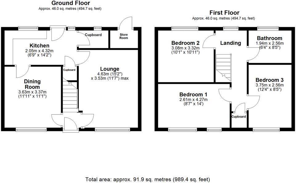 Nursery Lane, Leeds floorplan