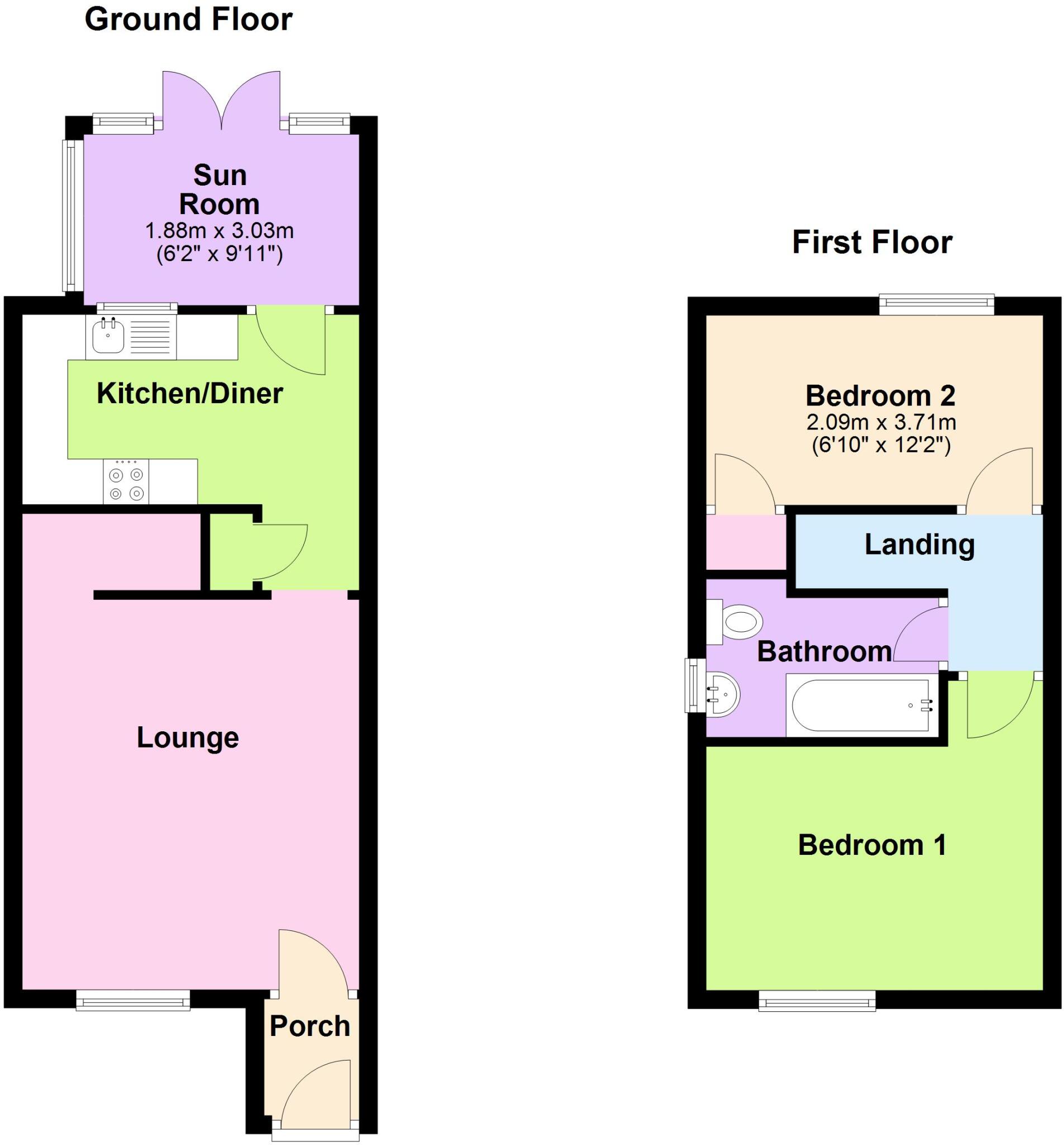 Churchfield Court, Walton, Peterborough floorplan
