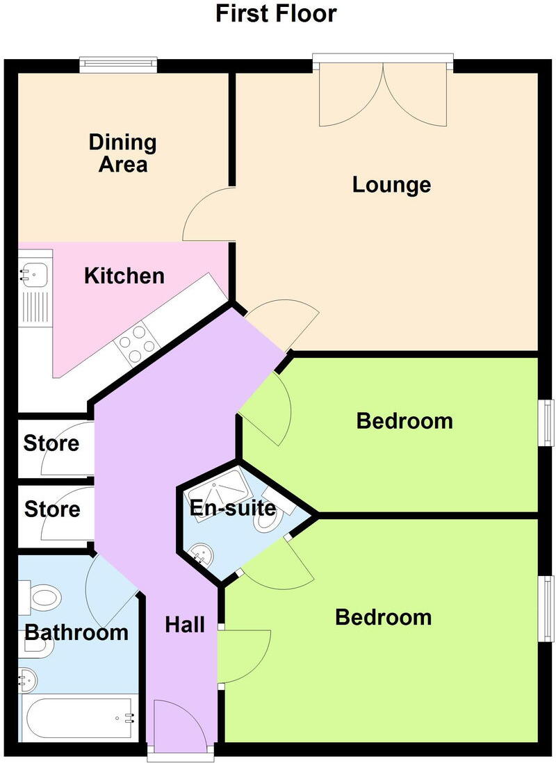 Village Manor, High Street, Uppermill floorplan
