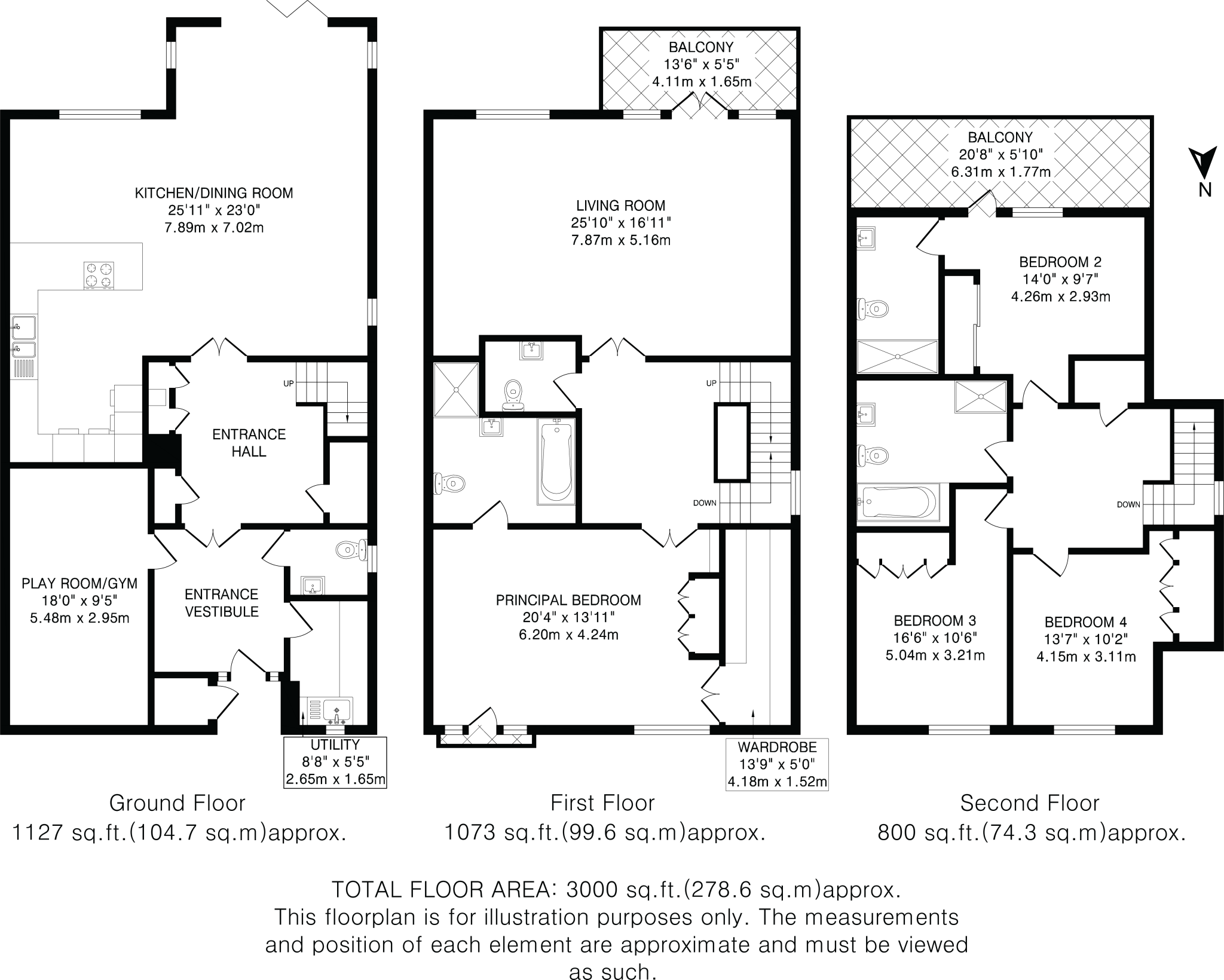 Townsend Gate, Berkhamsted, HP4 floorplan