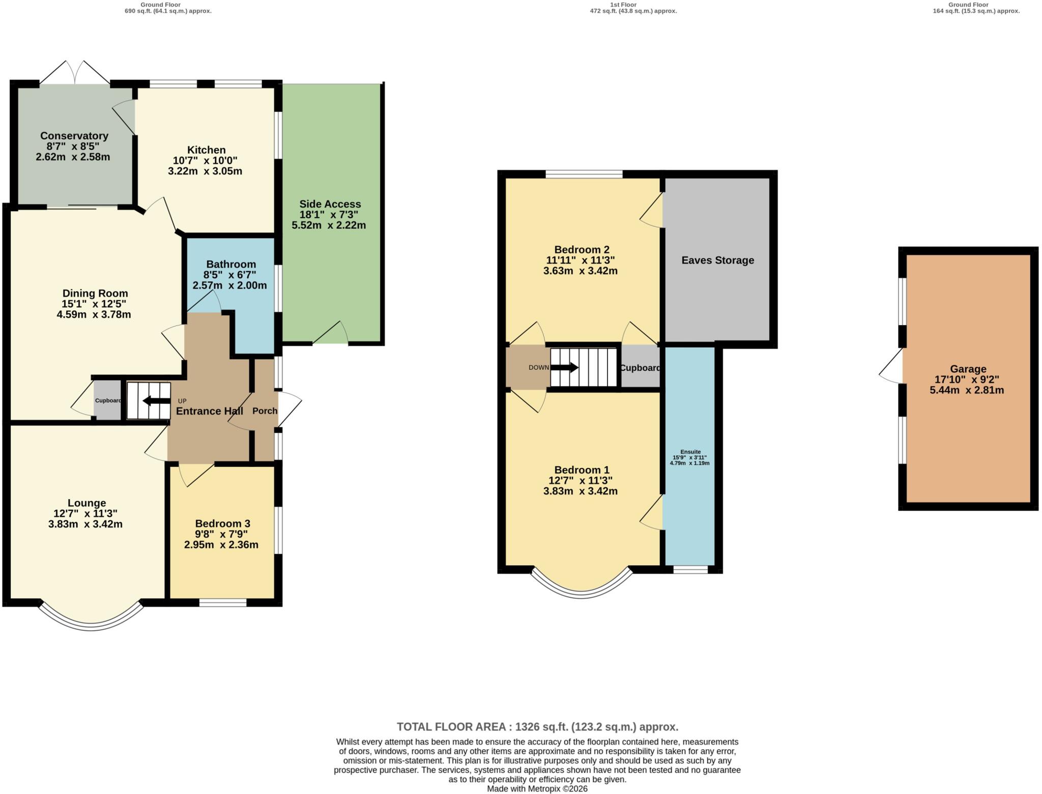 Old Farm Avenue, Bexley, Sidcup, DA15 floorplan