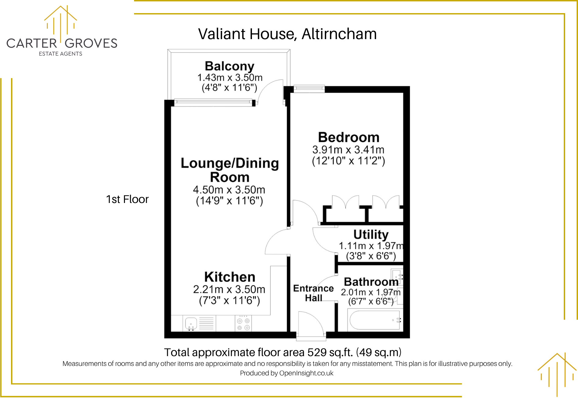 Hope Square, Altrincham, Greater Manchester, WA14 floorplan