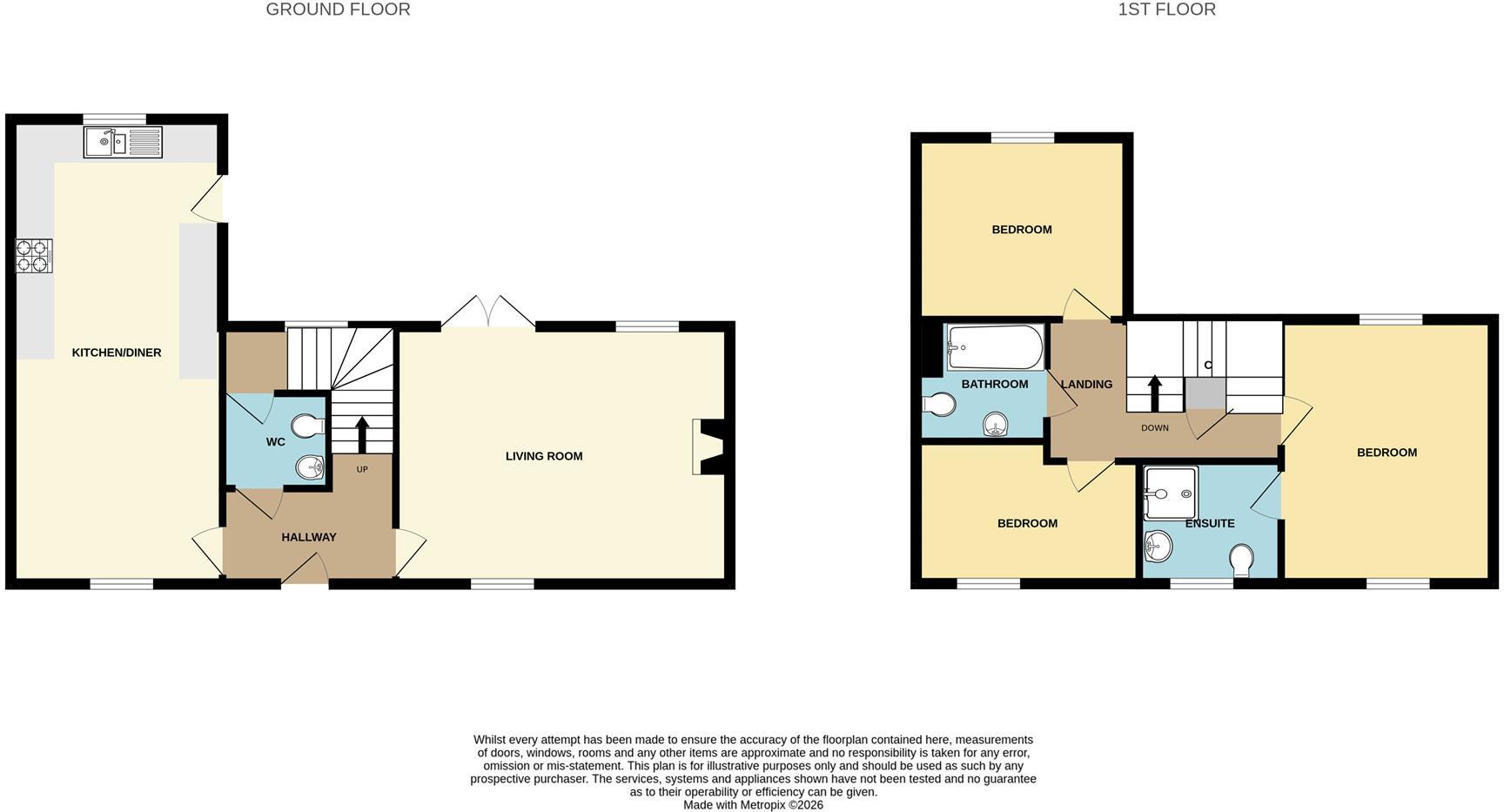 3, Bownder Logres, Newquay floorplan