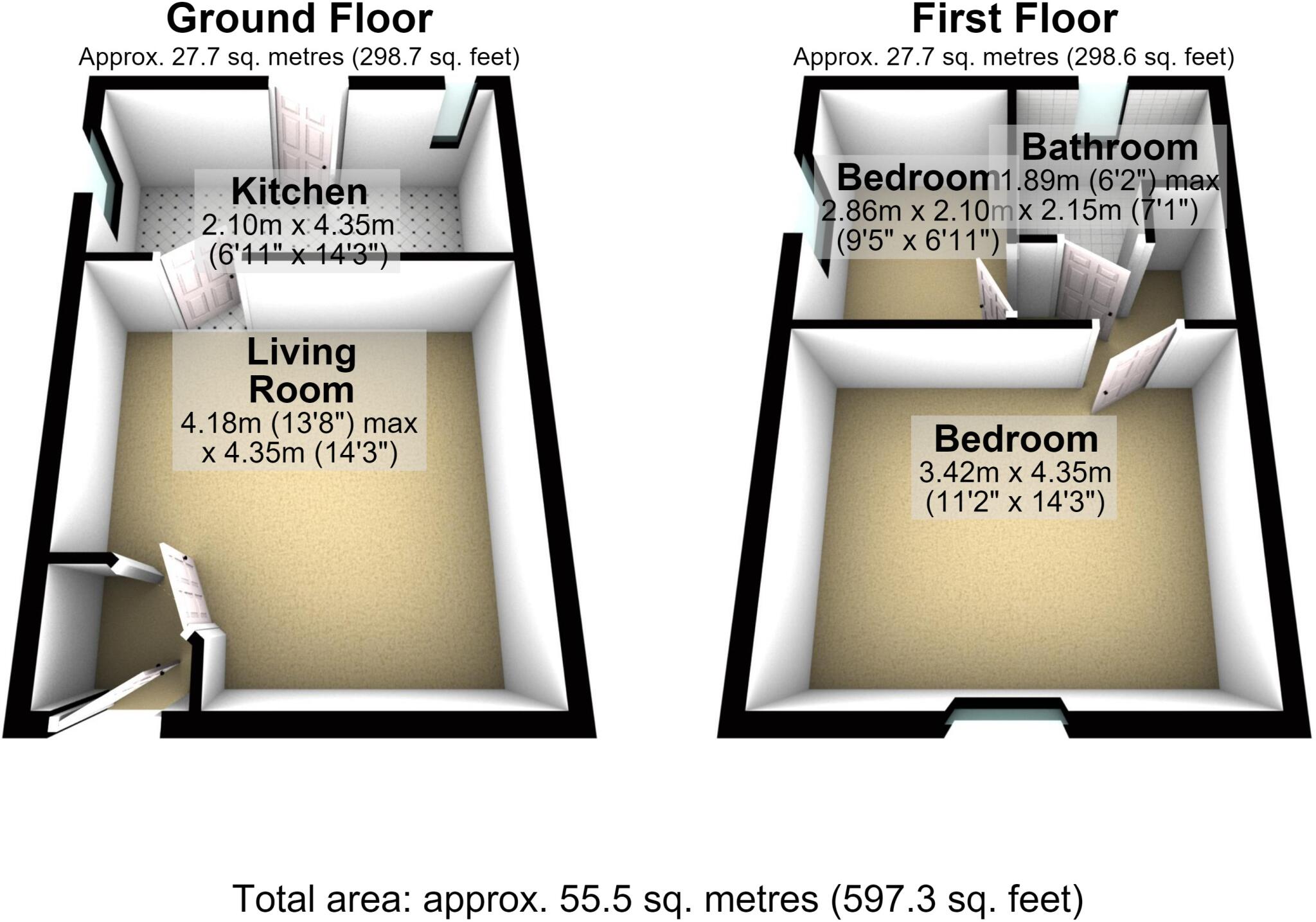 John Street, Smallbridge, Rochdale, Greater Manchester, OL16 floorplan