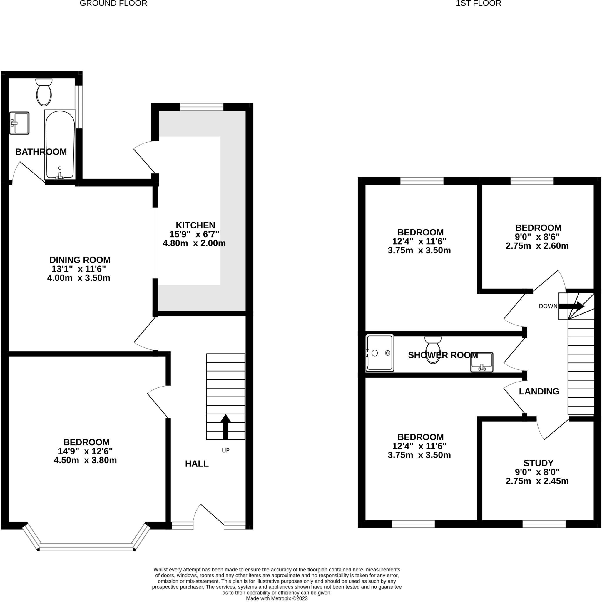 4 Bed - Barrington Road, Wavertree, L15 floorplan