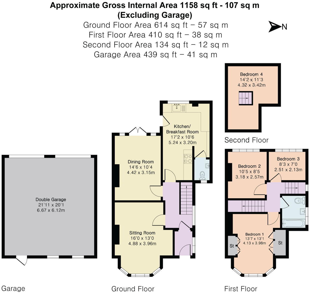 Cray Avenue, Orpington floorplan