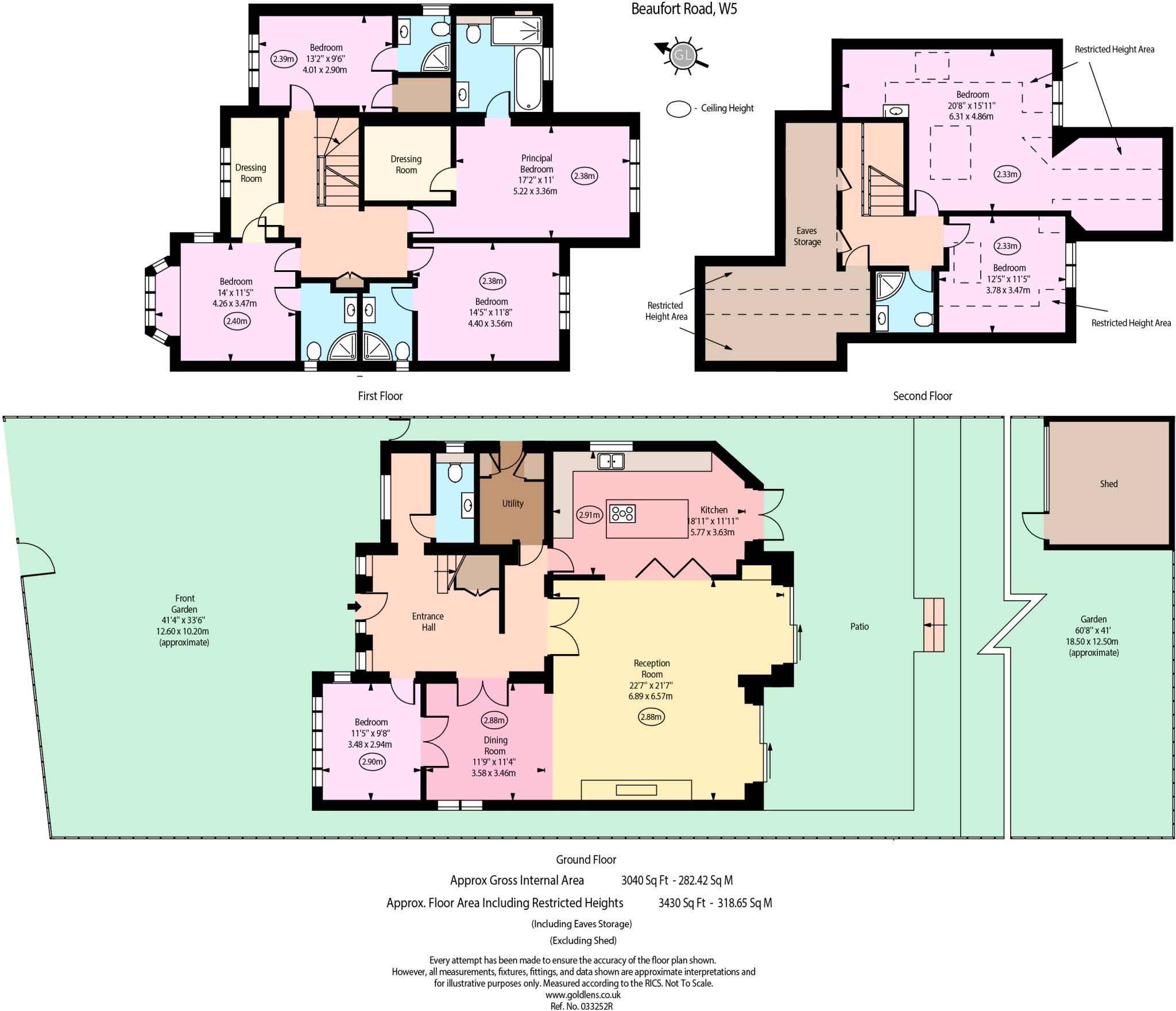 7 bedroom detached house for sale, Beaufort Road, Haymills Estate, Ealing, London W5 floorplan