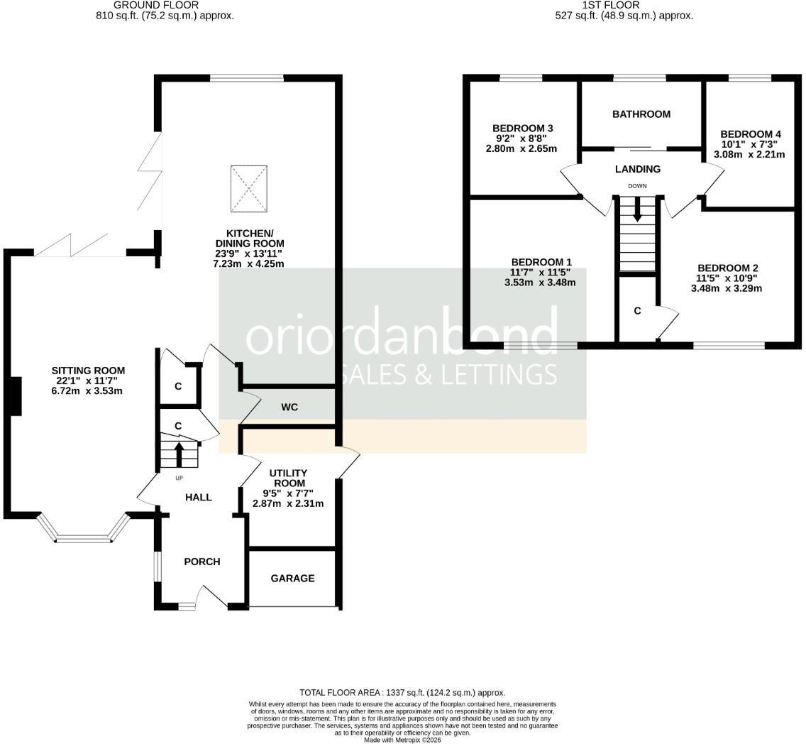 Froxhill Crescent, Brixworth, Northamptonshire NN6 floorplan