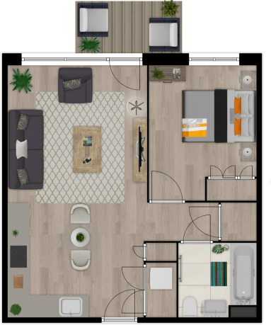 Park Central East, Momento Elephant & Castle floorplan