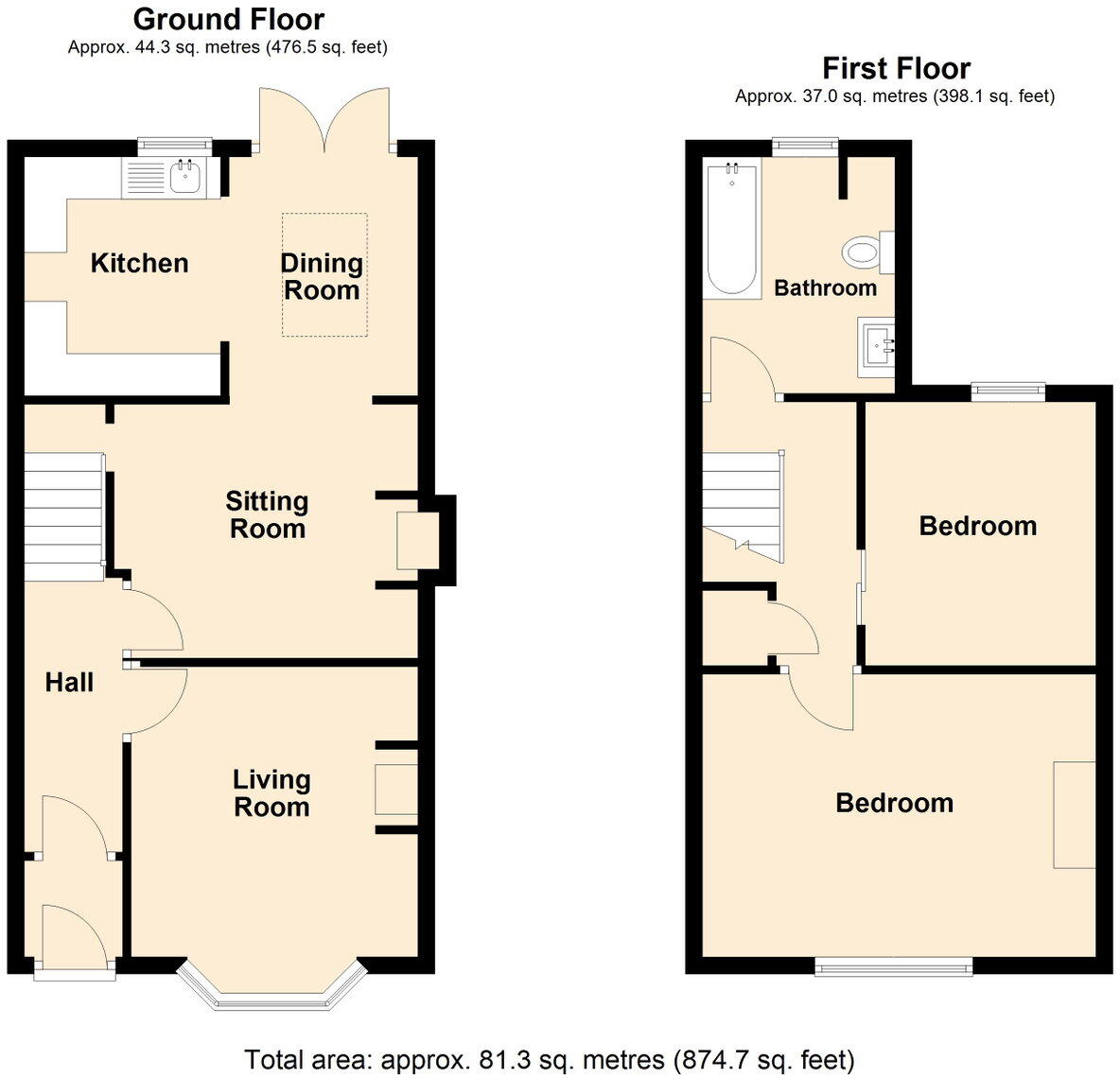 Searle Terrace, Northam, Bideford, EX39 floorplan