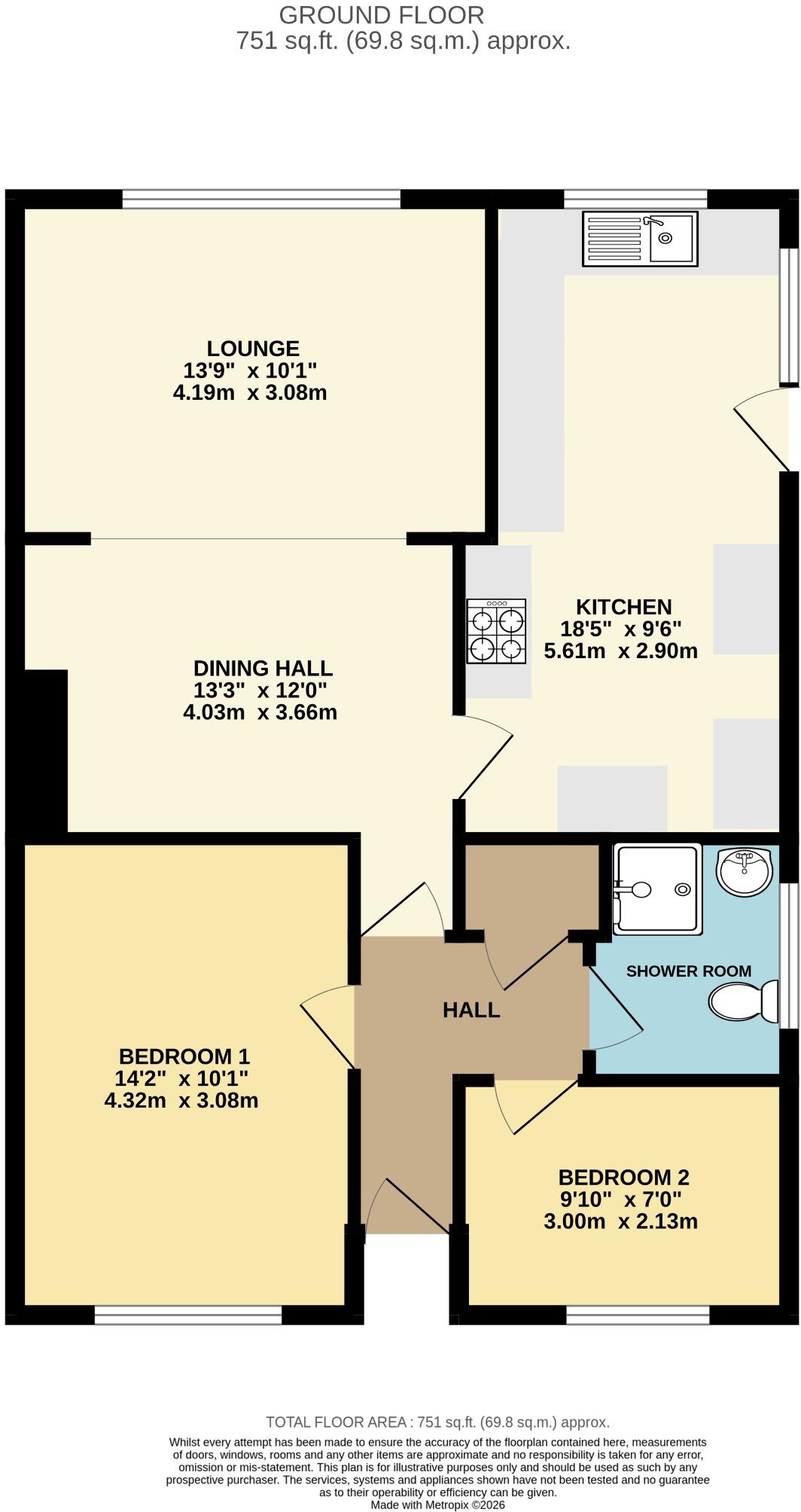 Silverdale Drive, Waterlooville floorplan