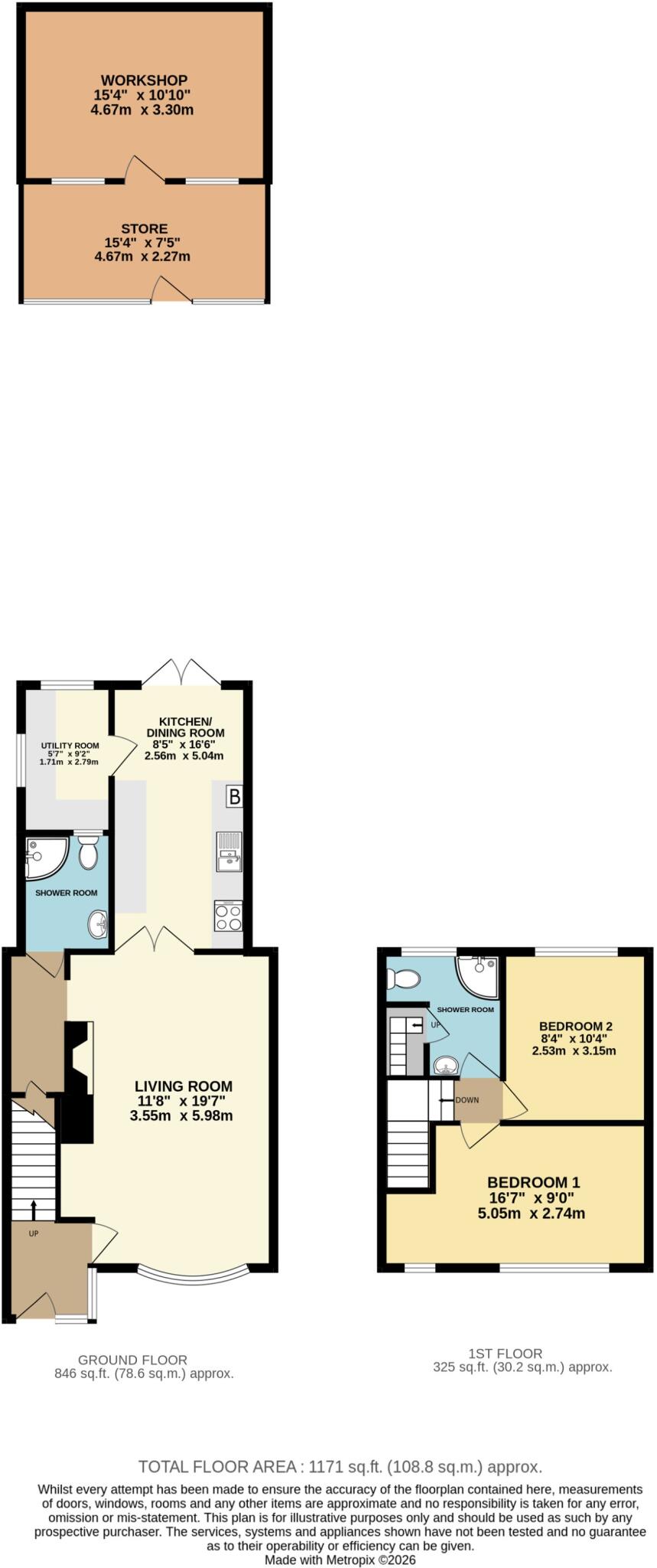 Cranleigh Road, Lower Feltham,TW13 floorplan