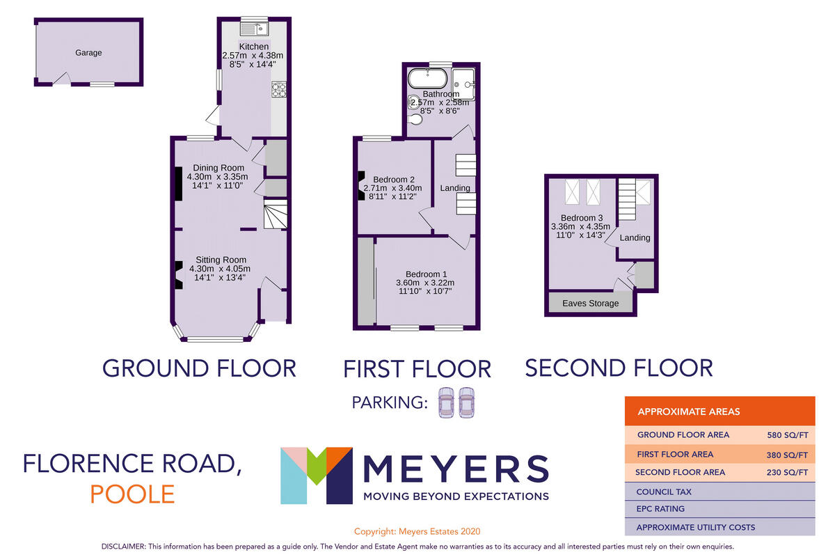 Florence Road 2025, Poole, BH14 9 floorplan